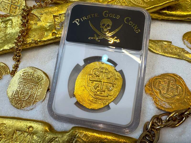 Mexico 8 Escudos 1713 "1715 Fleet Shipwreck" NGC 63 4