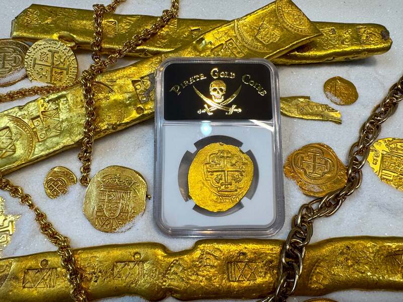 Mexico 8 Escudos 1713 "1715 Fleet Shipwreck" NGC 63 27