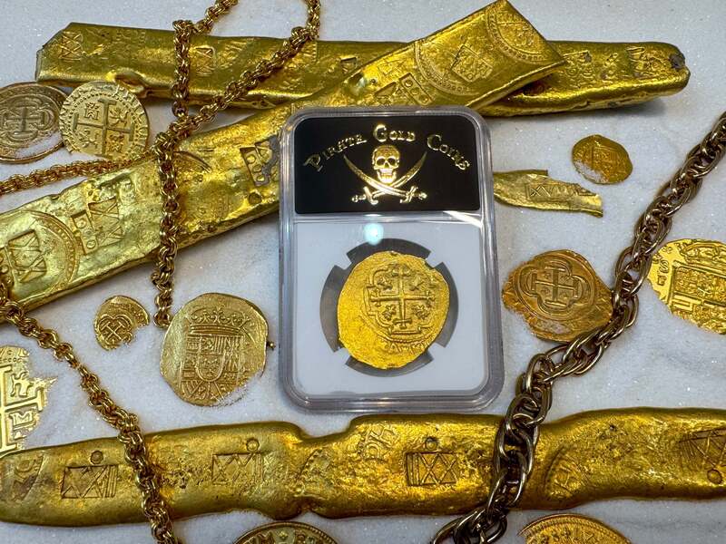 Mexico 8 Escudos 1713 "1715 Fleet Shipwreck" NGC 63 28