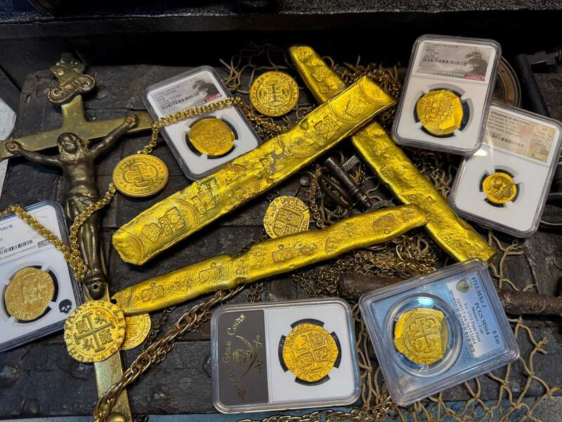 Mexico 8 Escudos 1713 "1715 Fleet Shipwreck" NGC 63 21