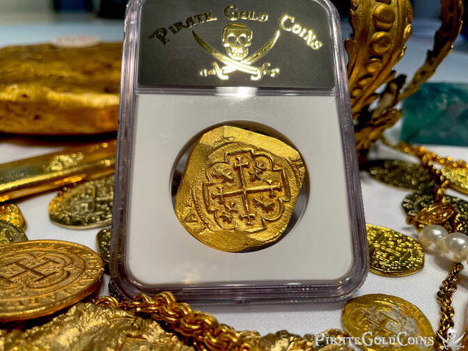 Mexico 8 Escudos 1713 "Finest Known - 1715 Fleet Shipwreck" NGC 66