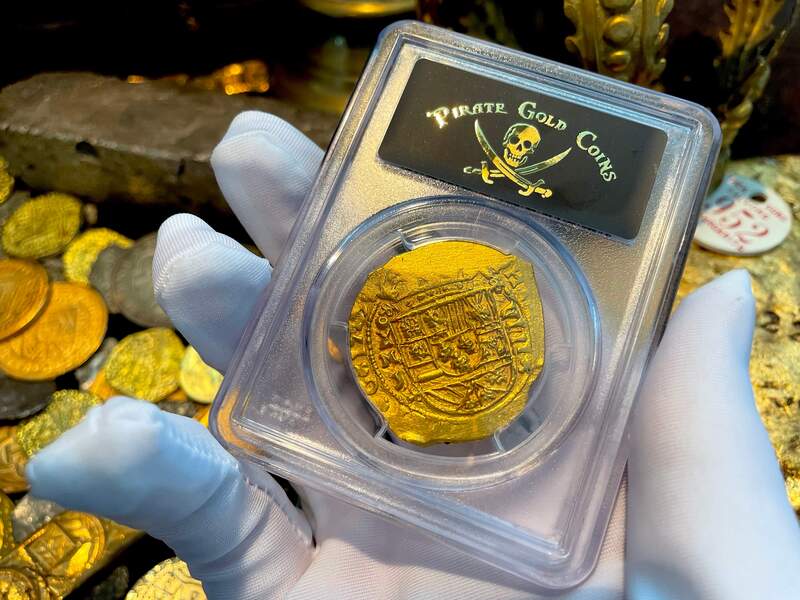 Mexico 8 Escudos 1713 "1715 Fleet Shipwreck" PCGS 64 10