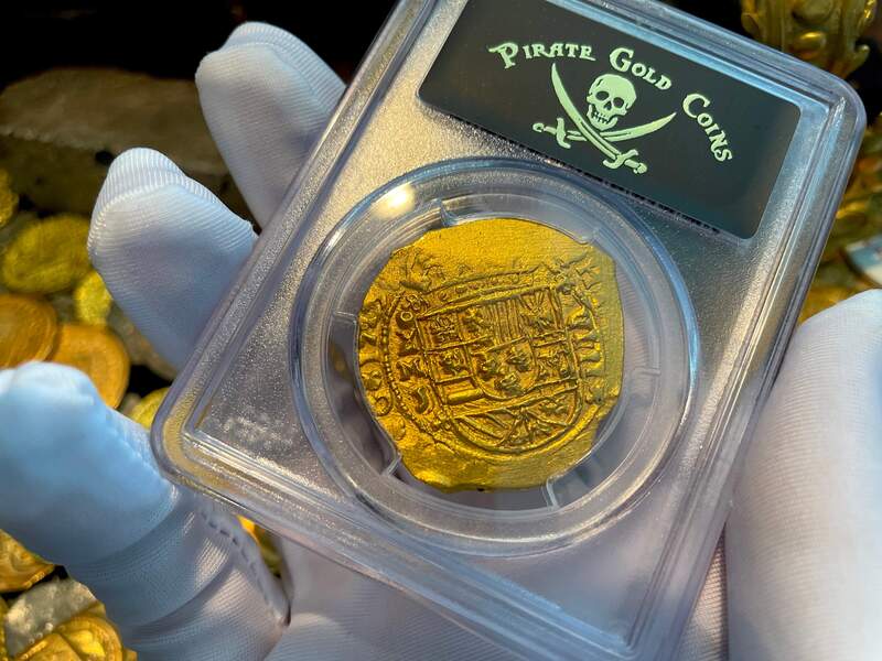 Mexico 8 Escudos 1713 "1715 Fleet Shipwreck" PCGS 64 12