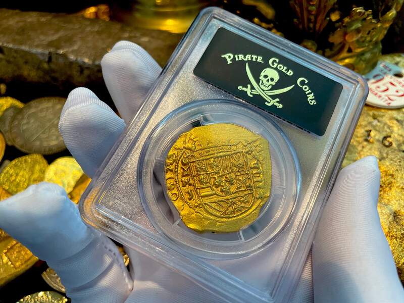 Mexico 8 Escudos 1713 "1715 Fleet Shipwreck" PCGS 64 16