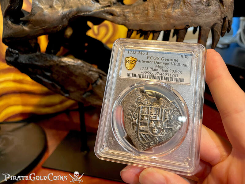 Mexico 8 Reales 1713 "1715 Fleet Shipwreck" NGC VF