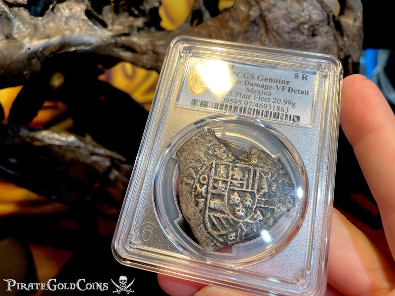 Mexico 8 Reales 1713 "1715 Fleet Shipwreck" NGC VF 4