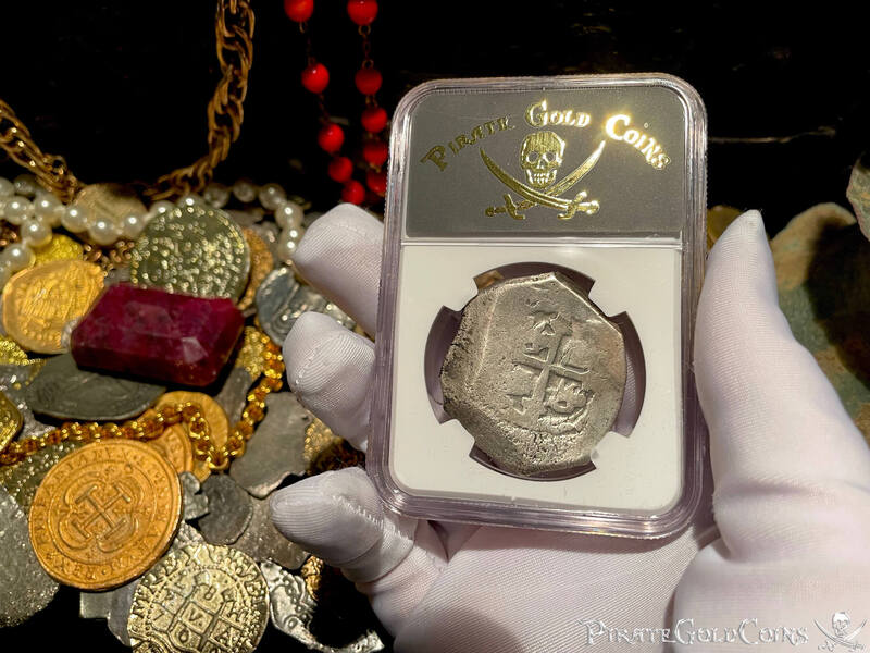 Mexico 8 Reales 1713 "Dated- 1715 Fleet Shipwreck" NGC VF 5