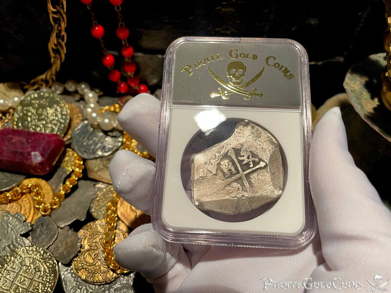 Mexico 8 Reales 1713 "Dated - 1715 Fleet Shipwreck" NGC XF 7