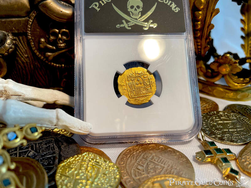 Mexico 2 Escudos 1714-15 "1715 Fleet Shipwreck" NGC 65 10