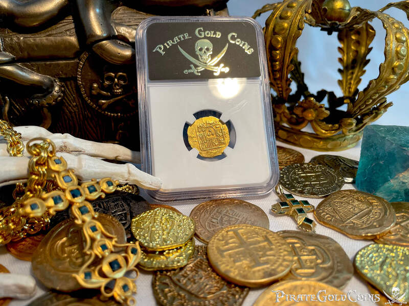 Mexico 2 Escudos 1714-15 "1715 Fleet Shipwreck" NGC 65 13