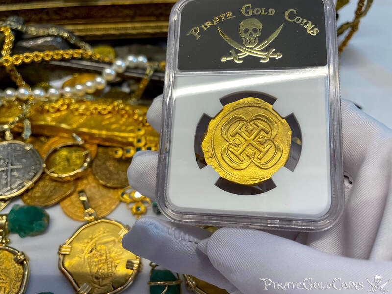 Mexico 8 Escudos 1714-1715 "1715 Fleet Shipwreck" NGC 62 12