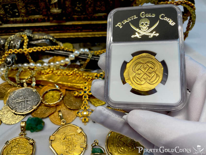 Mexico 8 Escudos 1714-1715 "1715 Fleet Shipwreck" NGC 62 13