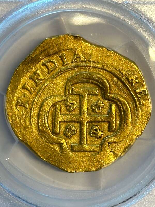 Mexico 8 Escudos 1714-15 "1715 Fleet Shipwreck" PCGS 58 10