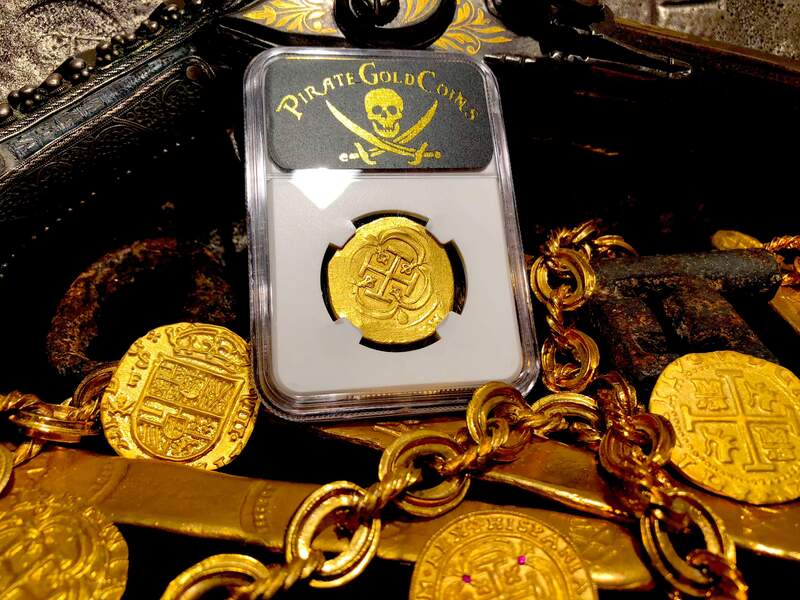 Mexico 8 Escudos 1714-15 "1715 Plate Fleet Shipwreck" NGC 62 14