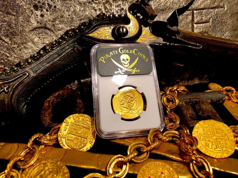 Mexico 8 Escudos 1714-15 "1715 Plate Fleet Shipwreck" NGC 62 18