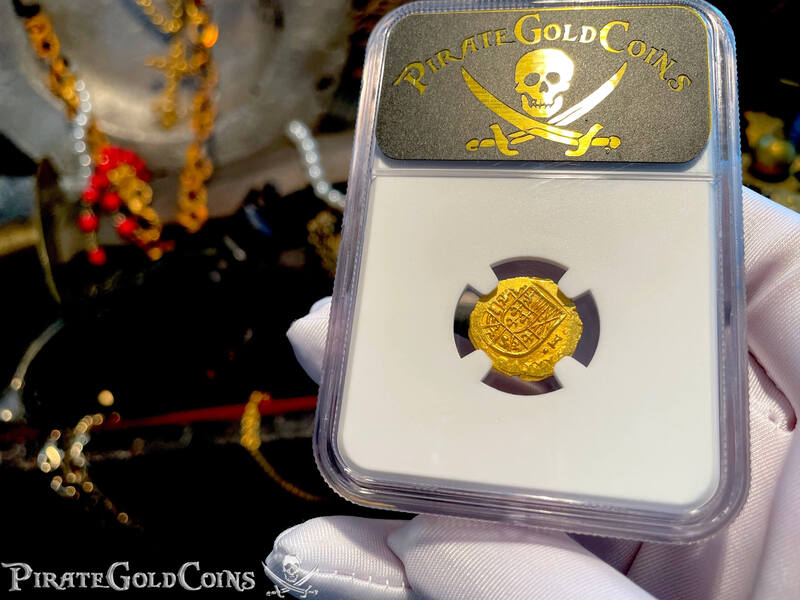 Mexico 1 Escudo 1714 "1715 Plate Fleet Shipwreck" NGC 65 14