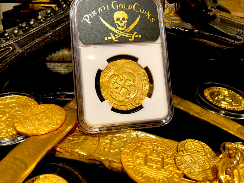 Mexico 8 Escudos 1714 "1715 Plate Fleet Shipwreck- Now Designated" NGC 64 8