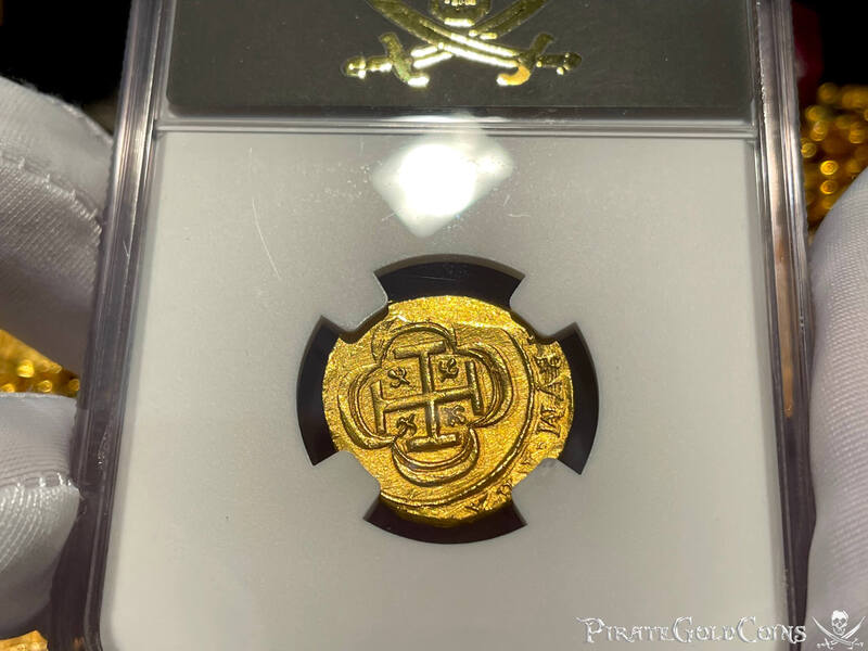 Mexico 2 Escudos 1714 "Dated! 1715 Fleet Shipwreck" NGC 65! 13