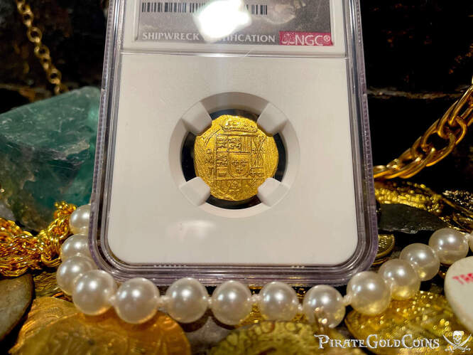 Mexico 2 Escudos 1714 "1715 Fleet Shipwreck" NGC 65