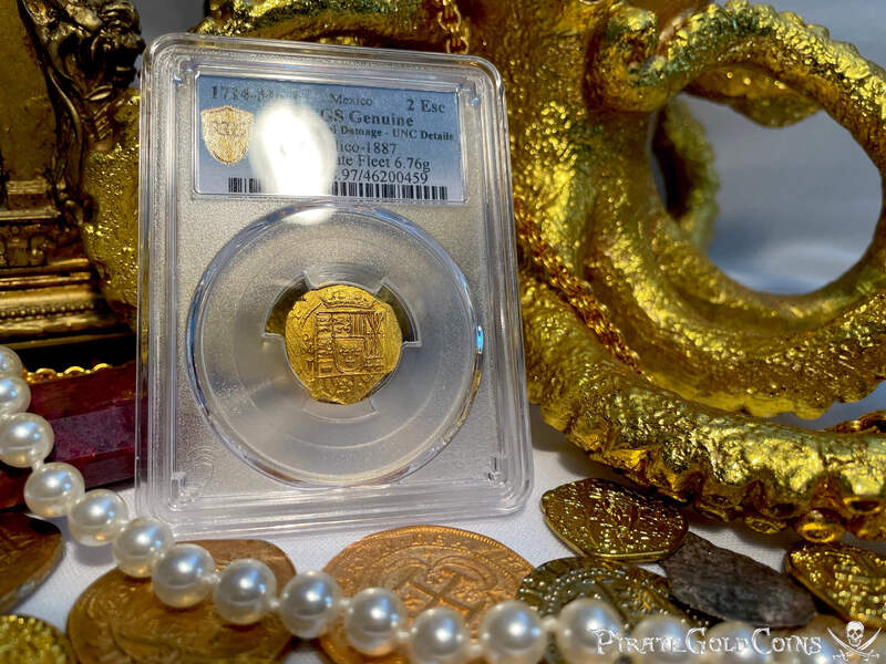 Mexico 2 Escudos 1714 "Dated! Coral Encrustations - 1715 Fleet Shipwreck" 11