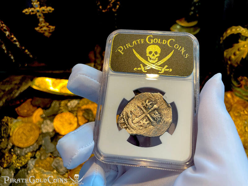 Mexico 4 Reales "Atocha 1622 Shipwreck" NGC VF 4