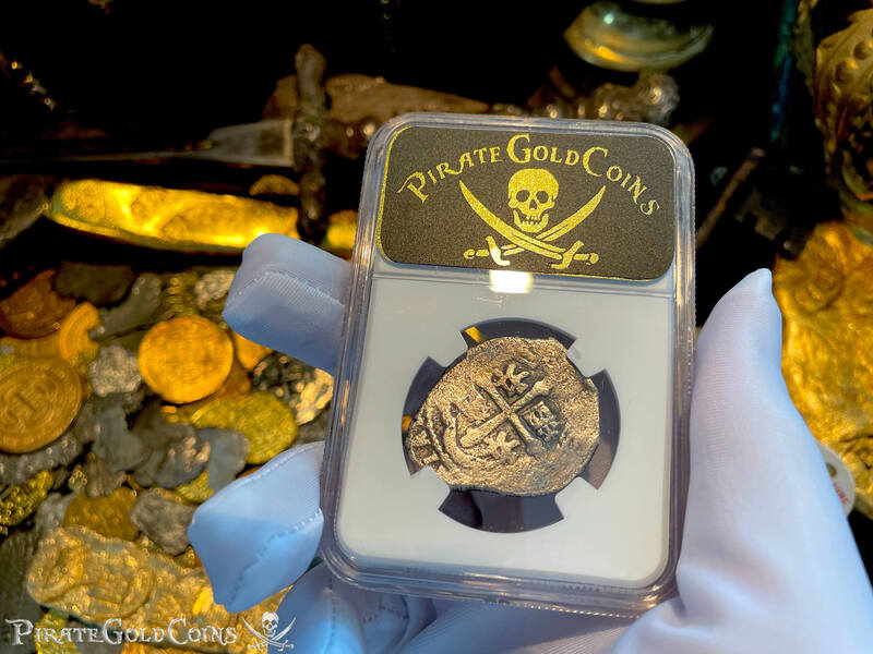 Mexico 4 Reales "Atocha 1622 Shipwreck" NGC VF 5