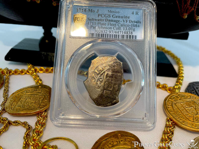 Mexico 4 Reales 1714 "Dated! 1715 Fleet Shipwreck" PCGS VF