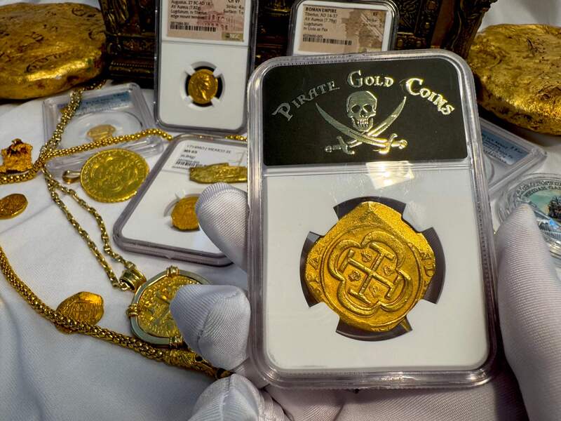 Mexico 8 Escudos 1714 "1715 Fleet Shipwreck" NGC 64 14