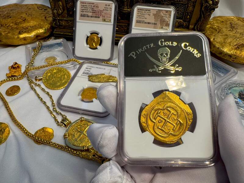 Mexico 8 Escudos 1714 "1715 Fleet Shipwreck" NGC 64 15