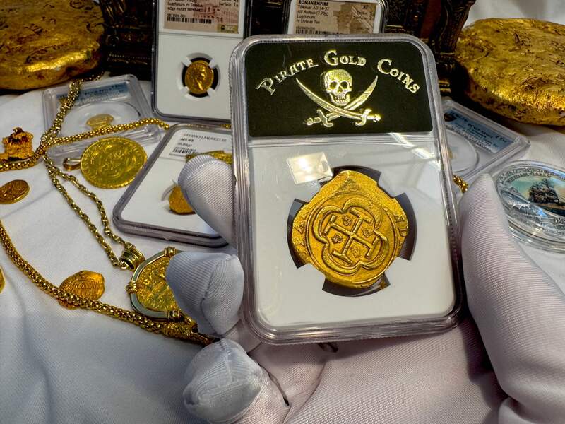 Mexico 8 Escudos 1714 "1715 Fleet Shipwreck" NGC 64 17