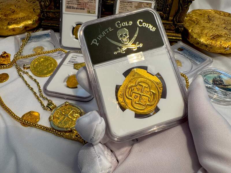 Mexico 8 Escudos 1714 "1715 Fleet Shipwreck" NGC 64 27