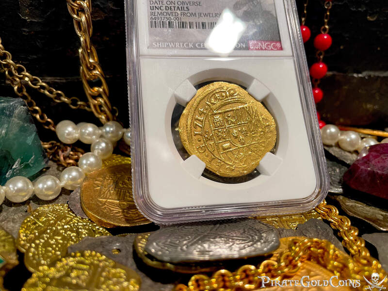 Mexico 8 Reales 1714 "Dated- 1715 Fleet Shipwreck" NGC UNC 8