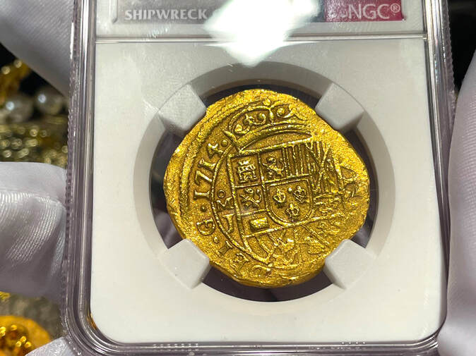 Mexico 8 Reales 1714 "Dated- 1715 Fleet Shipwreck" NGC UNC 2