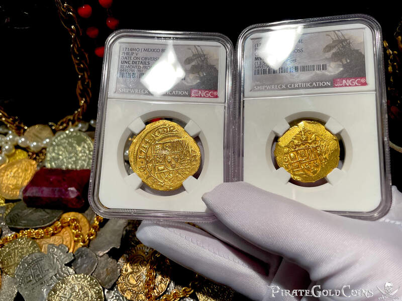 Mexico 8 Reales 1714 "Dated- 1715 Fleet Shipwreck" NGC UNC 20