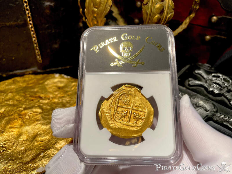 Mexico 8 Escudos 1714 (1712) "1715 Fleet Shipwreck" NGC XF 9