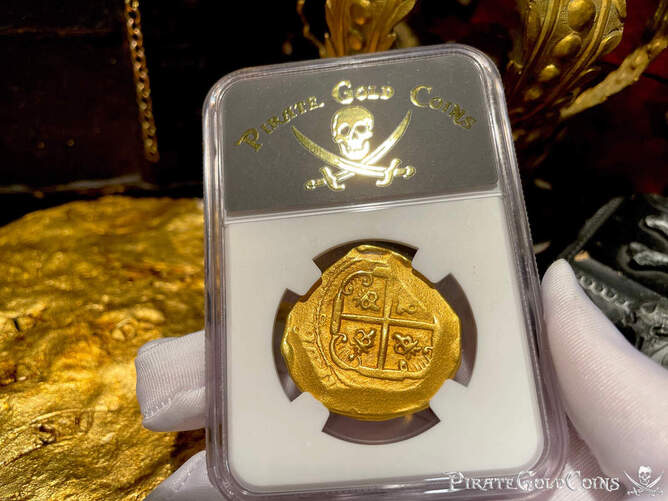 Mexico 8 Escudos 1714 (1712) "1715 Fleet Shipwreck" NGC XF 13