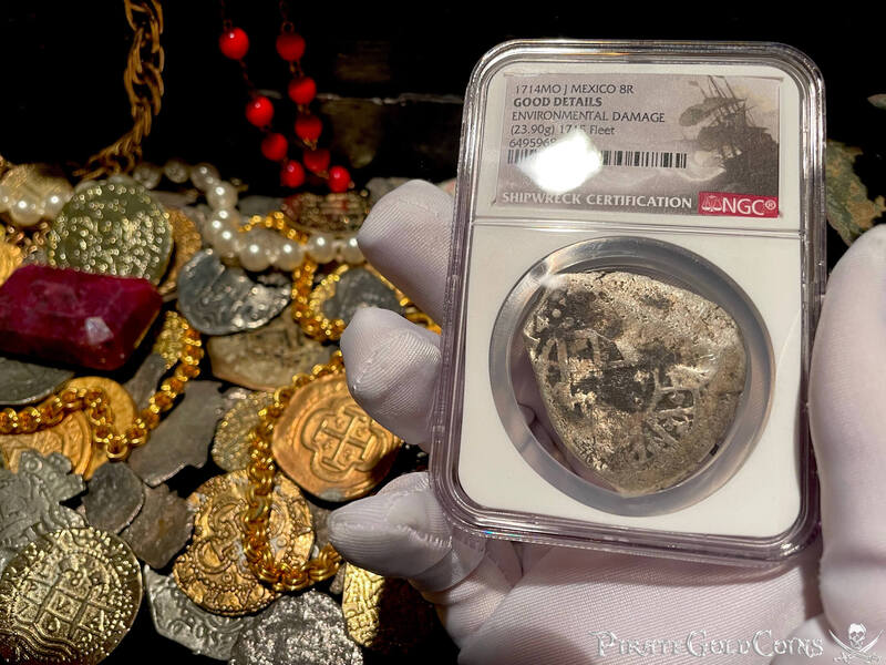 Mexico 8 Reales 1714 "Dated- 1715 Fleet Shipwreck" NGC G