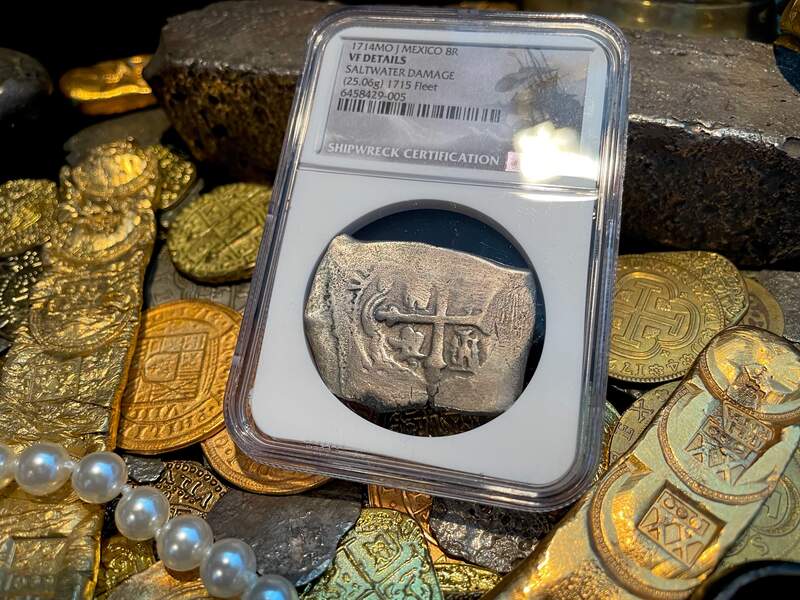 Mexico 8 Reales 1714 "1715 Fleet Shipwreck" NGC VF 8