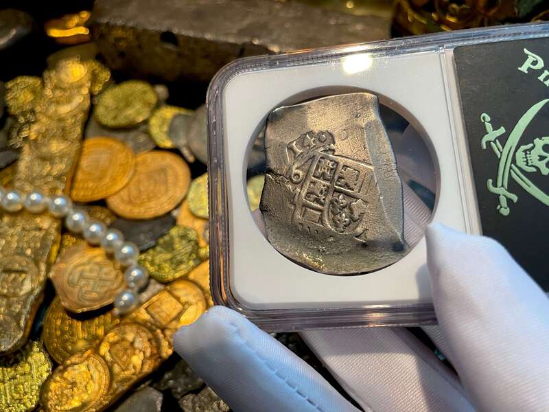 Mexico 8 Reales 1714 "1715 Fleet Shipwreck" NGC VF 2