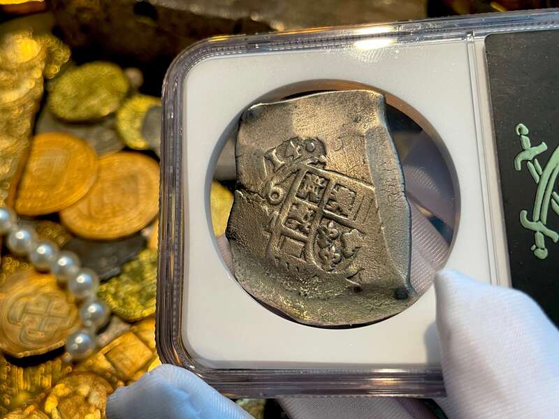 Mexico 8 Reales 1714 "1715 Fleet Shipwreck" NGC VF 3