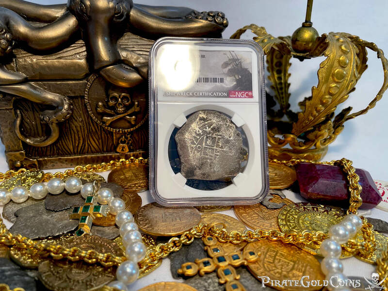 Mexico 8 Reales 1714 "Dated! 1715 Fleet Shipwreck" NGC VF 7