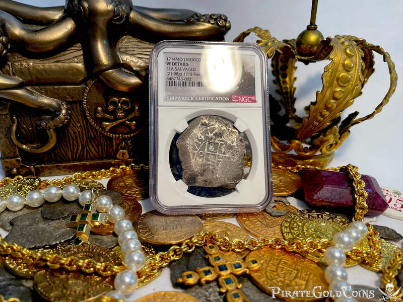 Mexico 8 Reales 1714 "Dated! 1715 Fleet Shipwreck" NGC VF 8