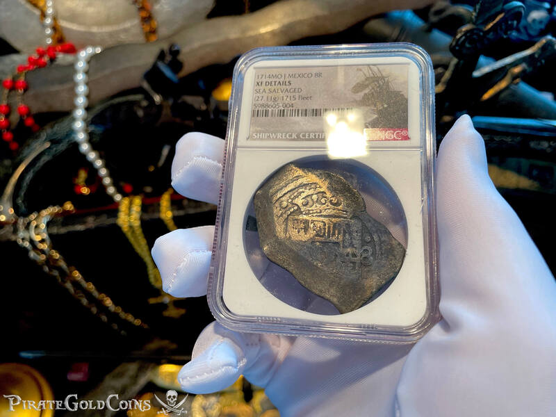 Mexico 8 Reales 1714 "1715 Plate Fleet Shipwreck" NGC XF