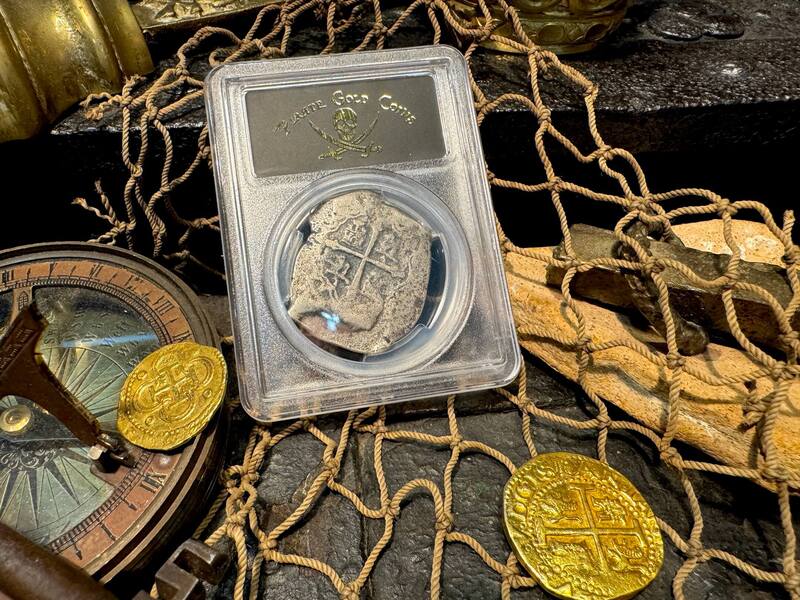 Mexico 8 Reales 1714 "1715 Fleet Shipwreck" PCGS F 2