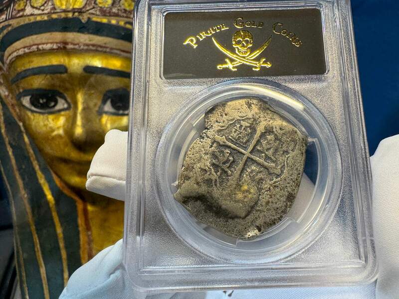 Mexico 8 Reales 1714 "1715 Fleet Shipwreck" PCGS F 11