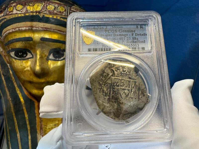 Mexico 8 Reales 1714 "1715 Fleet Shipwreck" PCGS F 13