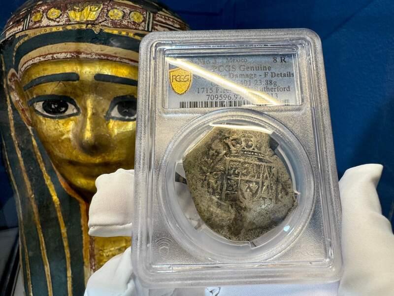 Mexico 8 Reales 1714 "1715 Fleet Shipwreck" PCGS F 14