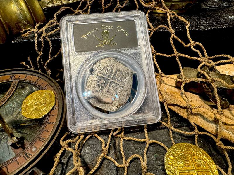 Mexico 8 Reales 1714 "1715 Fleet Shipwreck" PCGS F 4