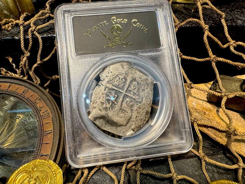 Mexico 8 Reales 1714 "1715 Fleet Shipwreck" PCGS F 6