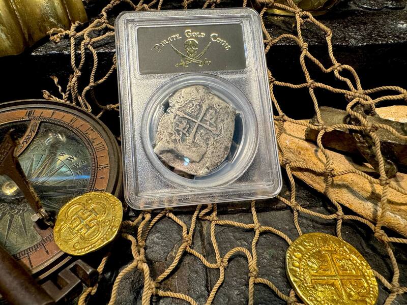 Mexico 8 Reales 1714 "1715 Fleet Shipwreck" PCGS F 7